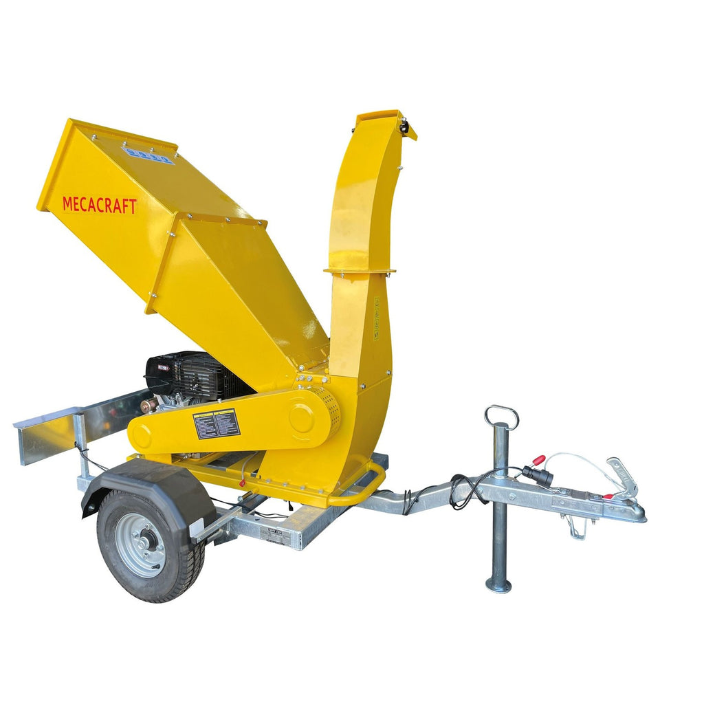 Broyeur de branches tractable sur châssis routier Mecacraft GSR151B
